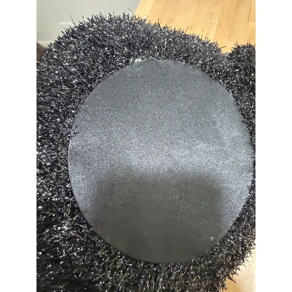 NEW Plush Black Cat Halloween Candy Trick or Treat Bag Bucket Basket